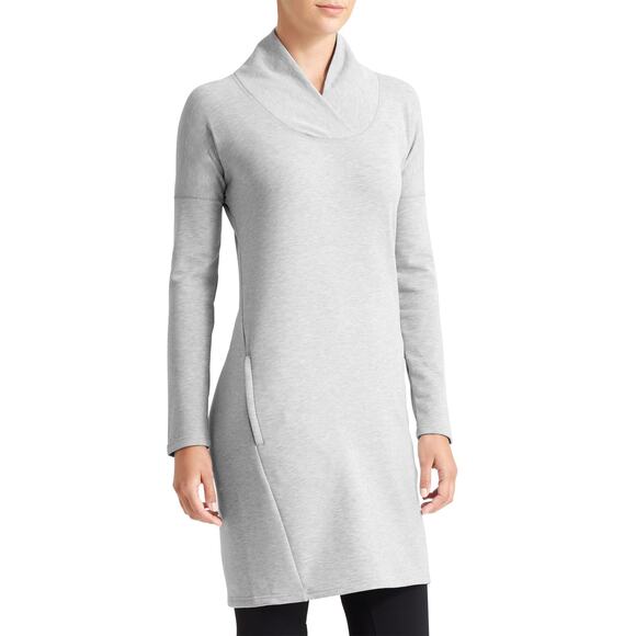 Athleta Cozy Karma Sweatshirt Dress Pockets - Picture 1 of 5